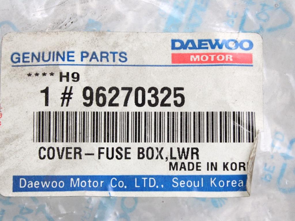 VAROVALKE/RELE' OEM N. 96270325 ORIGINAL REZERVNI DEL DAEWOO LANOS T100 (1997 - 2002)BENZINA LETNIK 1999