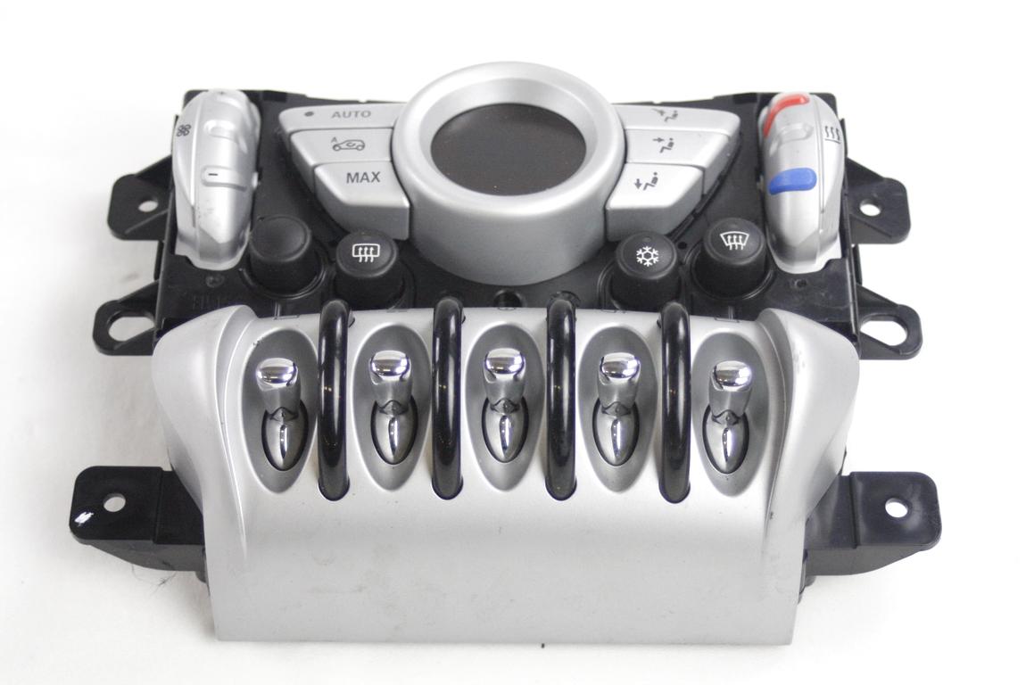 KONTROLNA ENOTA KLIMATSKE NAPRAVE / AVTOMATSKA KLIMATSKA NAPRAVA OEM N. 64113454857 ORIGINAL REZERVNI DEL MINI ONE / COOPER BERLINA CABRIO R56 R57 (2007 - 2013) BENZINA LETNIK 2009