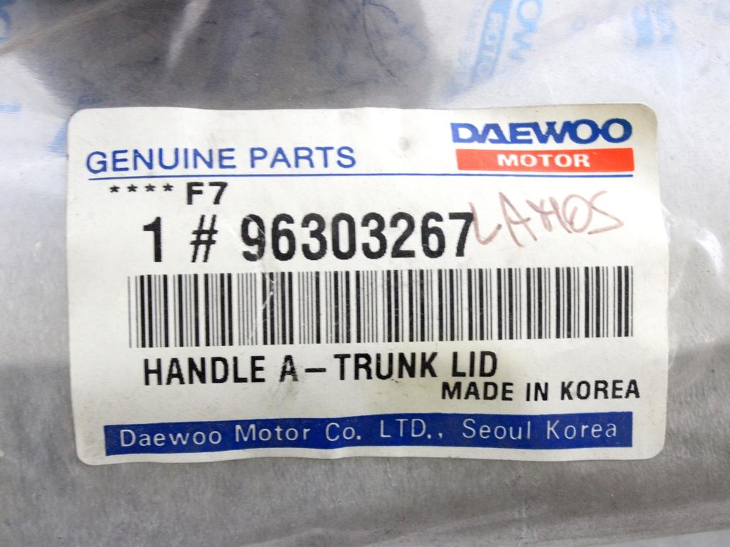 MOUNTING DELI, ZADNJI POKROV OEM N. 96303267 ORIGINAL REZERVNI DEL DAEWOO LANOS T100 (1997 - 2002)BENZINA LETNIK 1999