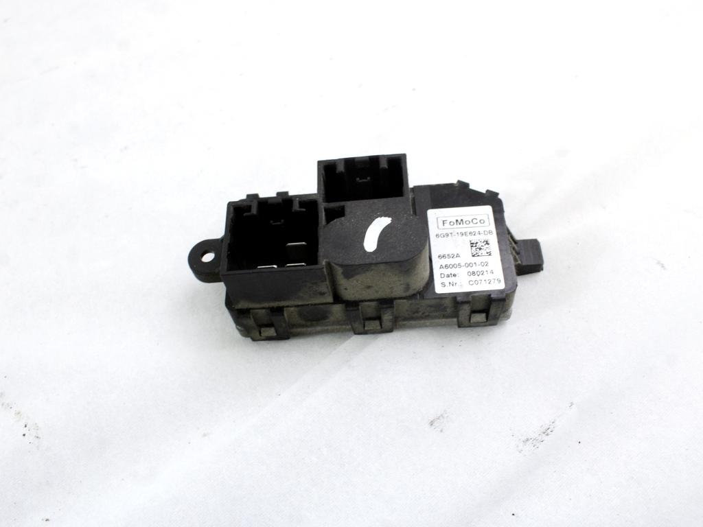 REGULATOR PREZRACEVANJA OEM N. 6G9T-19E624-DB ORIGINAL REZERVNI DEL FORD S-MAX WA6 MK1 (2006 - 2010) DIESEL LETNIK 2008