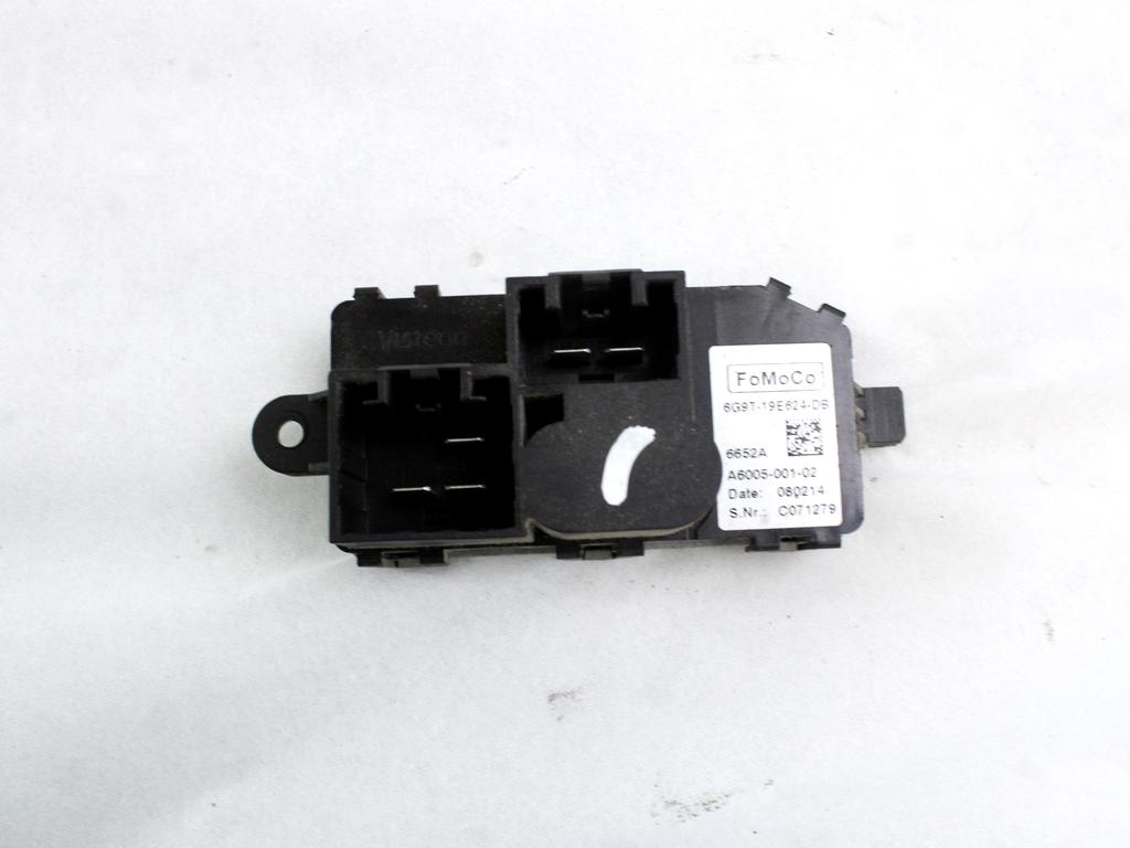 REGULATOR PREZRACEVANJA OEM N. 6G9T-19E624-DB ORIGINAL REZERVNI DEL FORD S-MAX WA6 MK1 (2006 - 2010) DIESEL LETNIK 2008