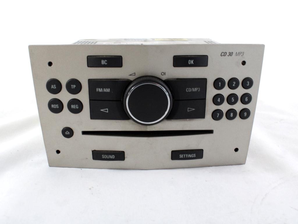 RADIO CD / OJACEVALNIK / IMETNIK HIFI OEM N. 13255553 ORIGINAL REZERVNI DEL OPEL ASTRA H A04 L48 L08 L35 L67 R 5P/3P/SW (2007 - 2010) DIESEL LETNIK 2008