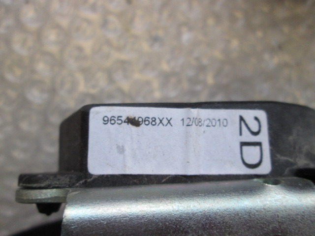 VARNOSTNI PAS OEM N. 96544968XX ORIGINAL REZERVNI DEL PEUGEOT 206 PLUS T3E 2EK 2AC (2009 - 2012) DIESEL LETNIK 2010