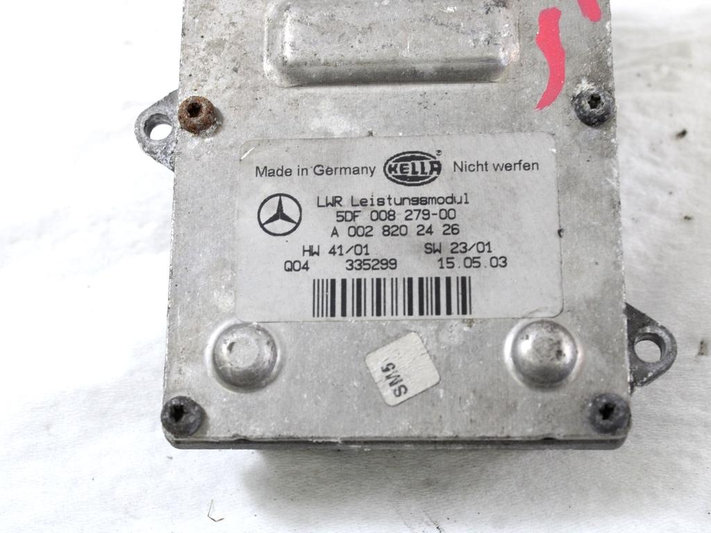 RACUNALNIK KSENONSKIH ZAROMETOV OEM N. A0028202426 ORIGINAL REZERVNI DEL MERCEDES CLASSE E W211 S211 BER/SW (03/2002 - 05/2006) DIESEL LETNIK 2003