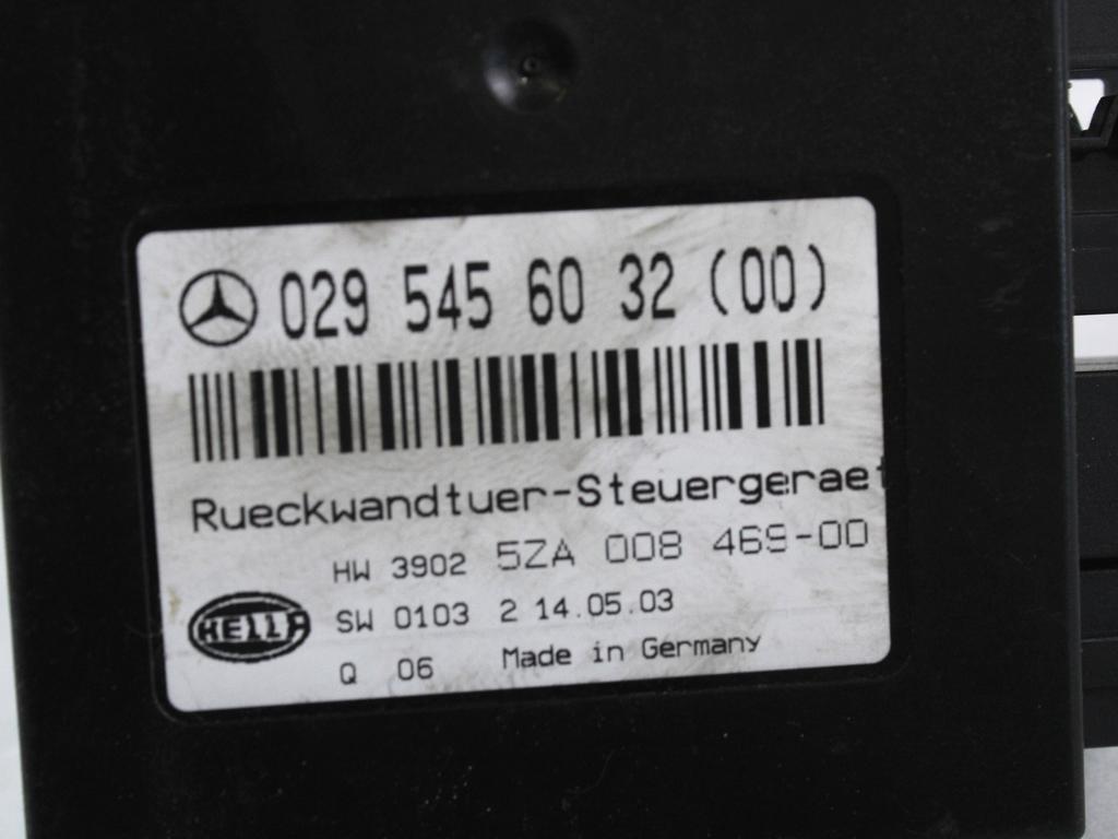 RAZNE KRMILNE ENOTE  OEM N. 295456032 ORIGINAL REZERVNI DEL MERCEDES CLASSE E W211 S211 BER/SW (03/2002 - 05/2006) DIESEL LETNIK 2003