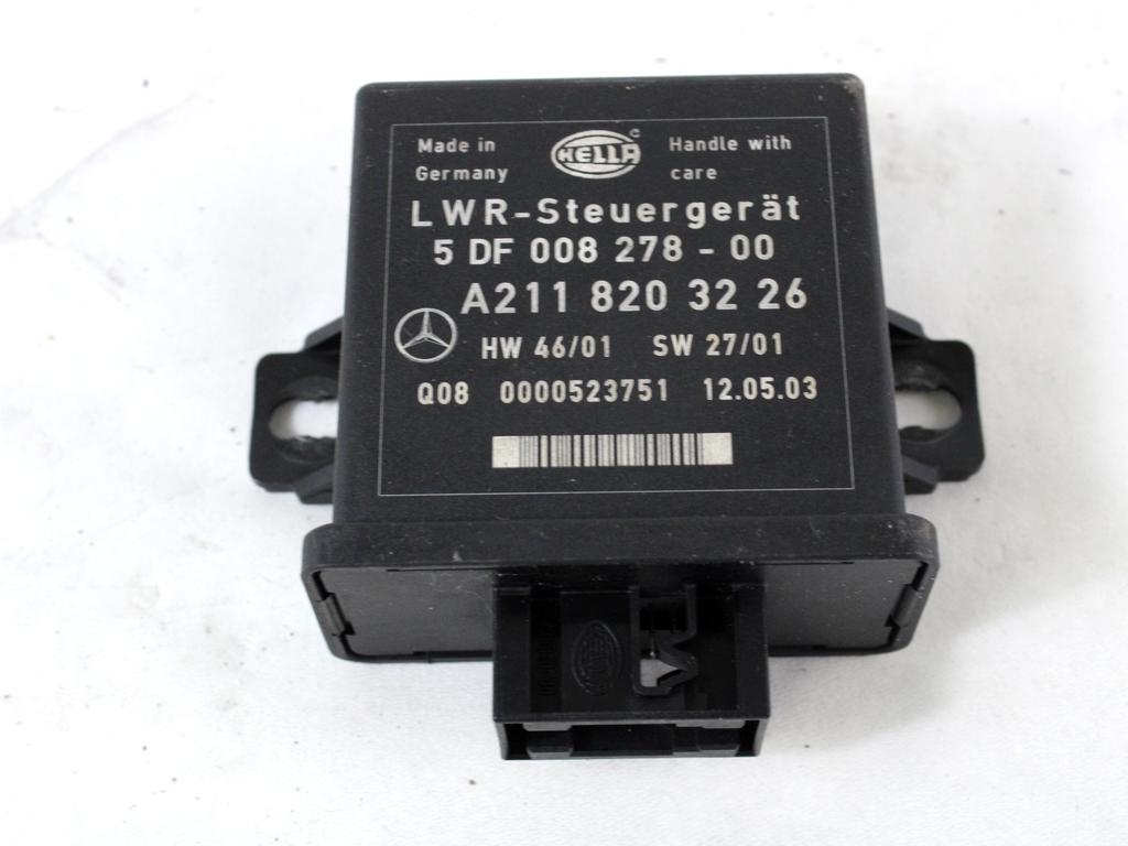 RACUNALNIK ZAROMETOV OEM N. A2118203226 ORIGINAL REZERVNI DEL MERCEDES CLASSE E W211 S211 BER/SW (03/2002 - 05/2006) DIESEL LETNIK 2003