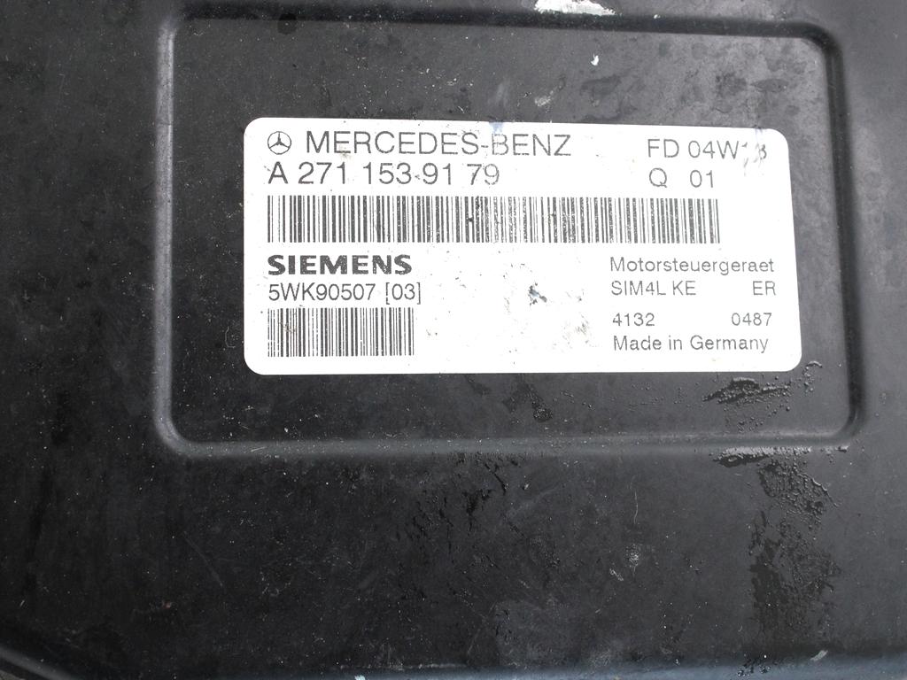 KOMPLET ODKLEPANJE IN VZIG  OEM N. 17884 KIT ACCENSIONE AVVIAMENTO ORIGINAL REZERVNI DEL MERCEDES CLASSE SLK R171 (2004 - 2011)BENZINA LETNIK 2004