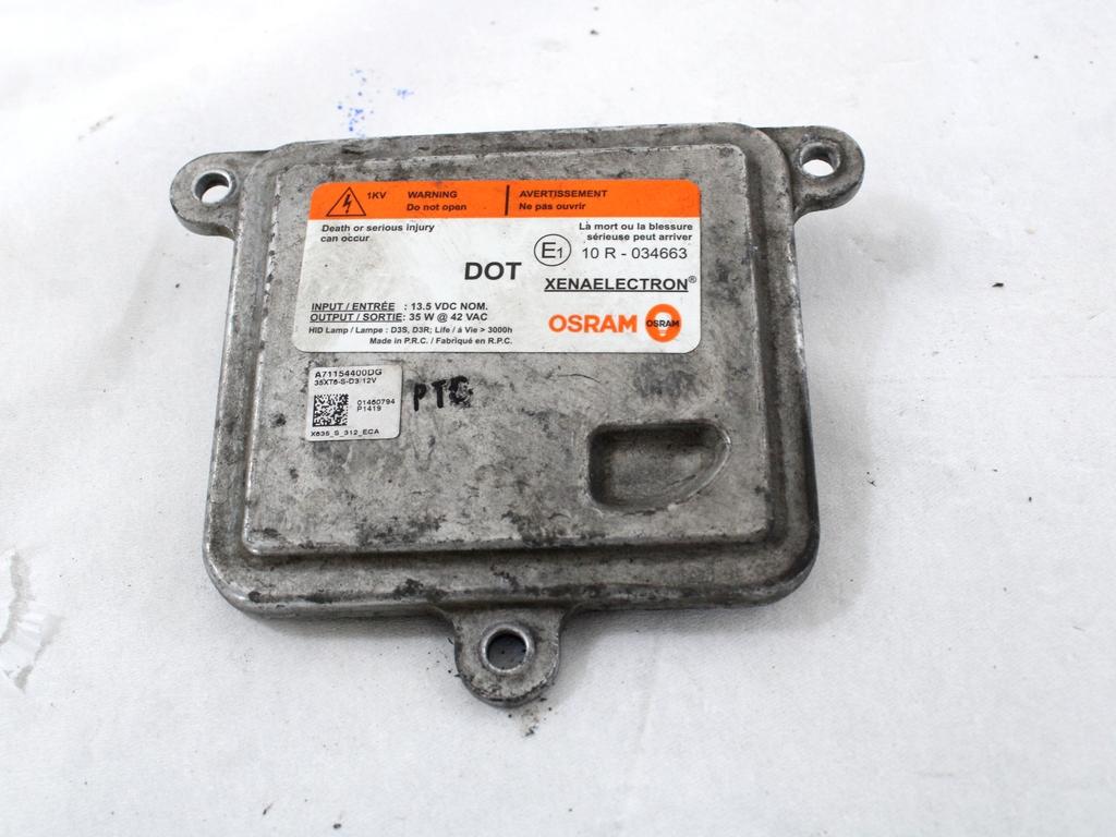 RACUNALNIK KSENONSKIH ZAROMETOV OEM N. 35XT6-S-D3 ORIGINAL REZERVNI DEL LAND ROVER RANGE ROVER EVOQUE L538 (2012 - 2016)DIESEL LETNIK 2014