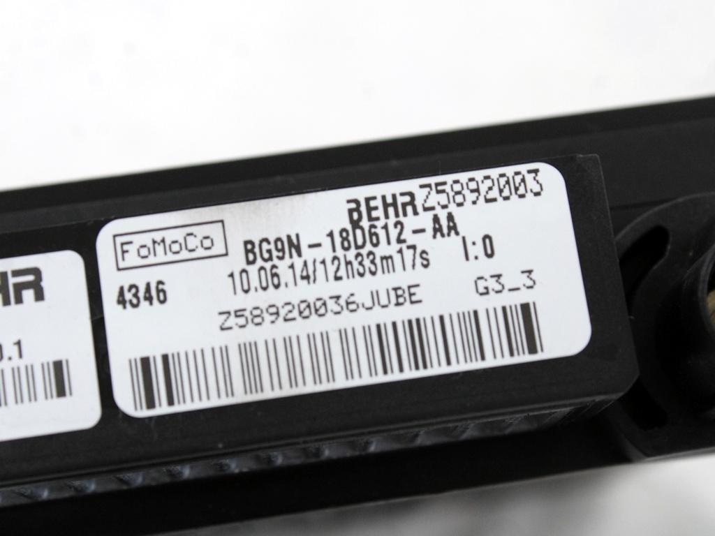HLADILNIK ZA GRETJE OEM N. BG9N-18D612-AA ORIGINAL REZERVNI DEL LAND ROVER RANGE ROVER EVOQUE L538 (2012 - 2016)DIESEL LETNIK 2014