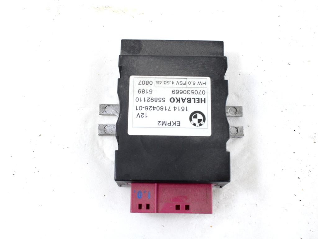 RACUNALNIK CRPALKE GORIVA  OEM N. 16147180426 ORIGINAL REZERVNI DEL BMW SERIE 1 BER/COUPE/CABRIO E81/E82/E87/E88 LCI R (2007 - 2013) DIESEL LETNIK 2007