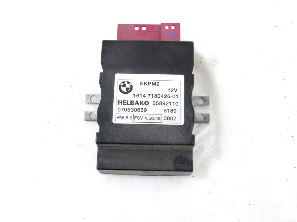 RACUNALNIK CRPALKE GORIVA  OEM N. 16147180426 ORIGINAL REZERVNI DEL BMW SERIE 1 BER/COUPE/CABRIO E81/E82/E87/E88 LCI R (2007 - 2013) DIESEL LETNIK 2007