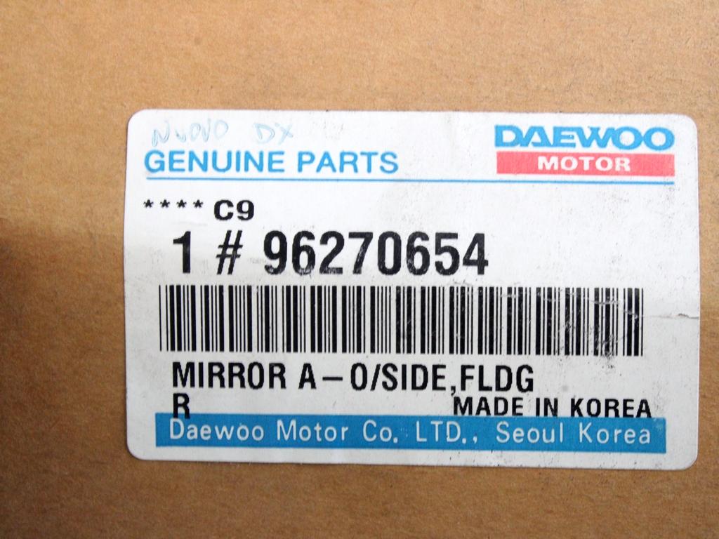 DESNO OGLEDALO OEM N. 96270654 ORIGINAL REZERVNI DEL DAEWOO NUBIRA J100 (1997 - 2003)BENZINA LETNIK 1997