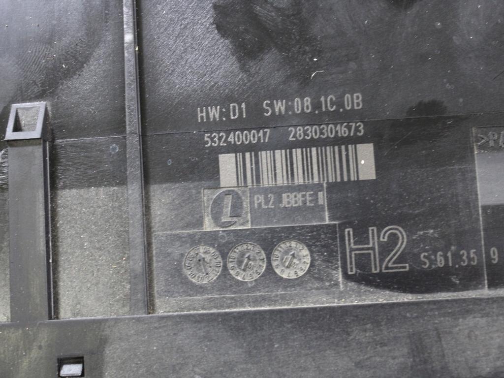 RACUNALNIK MOTORJA/REM OEM N. 61359150721 ORIGINAL REZERVNI DEL BMW SERIE 1 BER/COUPE/CABRIO E81/E82/E87/E88 LCI R (2007 - 2013) DIESEL LETNIK 2007