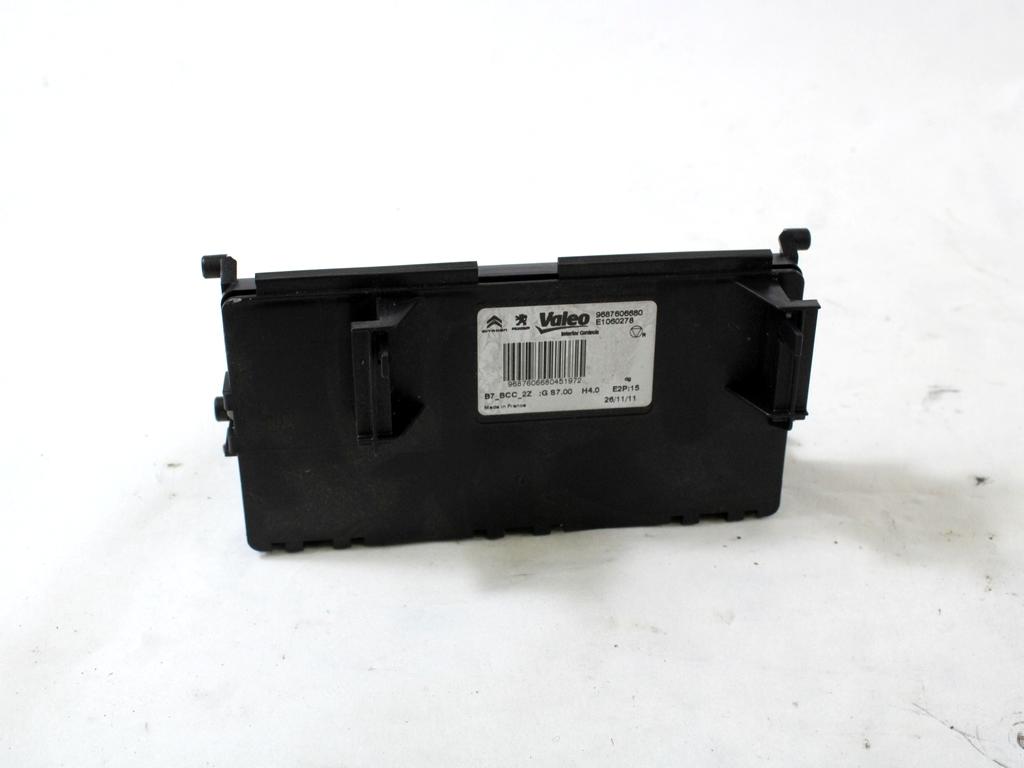 KONTROLNA ENOTA KLIMATSKE NAPRAVE / AVTOMATSKA KLIMATSKA NAPRAVA OEM N. 9687606680 ORIGINAL REZERVNI DEL CITROEN C4 MK2 (2010 - 2018) DIESEL LETNIK 2012