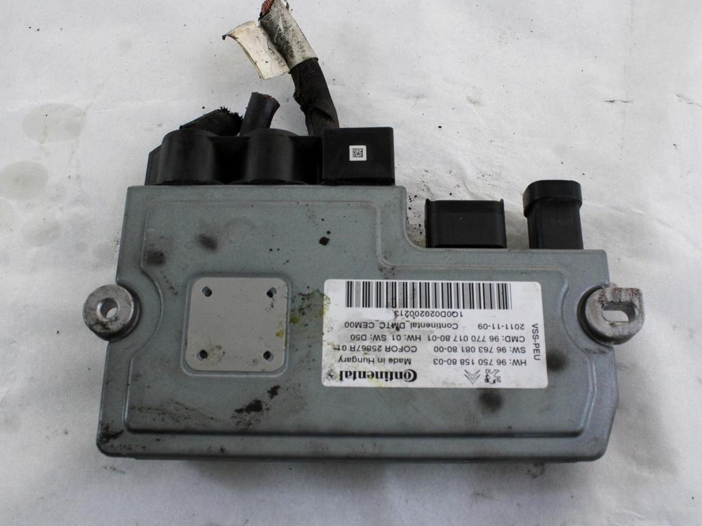 RAZNE KRMILNE ENOTE  OEM N. 9675015880 ORIGINAL REZERVNI DEL CITROEN C4 MK2 (2010 - 2018) DIESEL LETNIK 2012