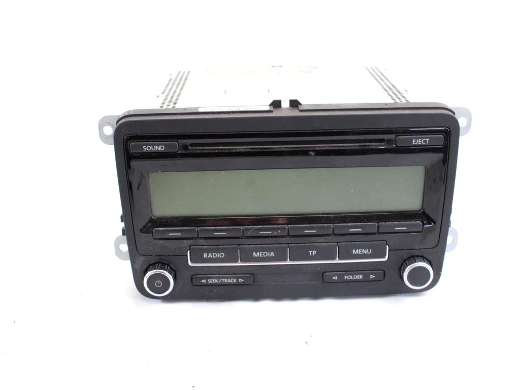 RADIO CD / OJACEVALNIK / IMETNIK HIFI OEM N. 1K0035186AA ORIGINAL REZERVNI DEL VOLKSWAGEN GOLF VI 5K1 517 AJ5 MK6 (2008-2012) DIESEL LETNIK 2010