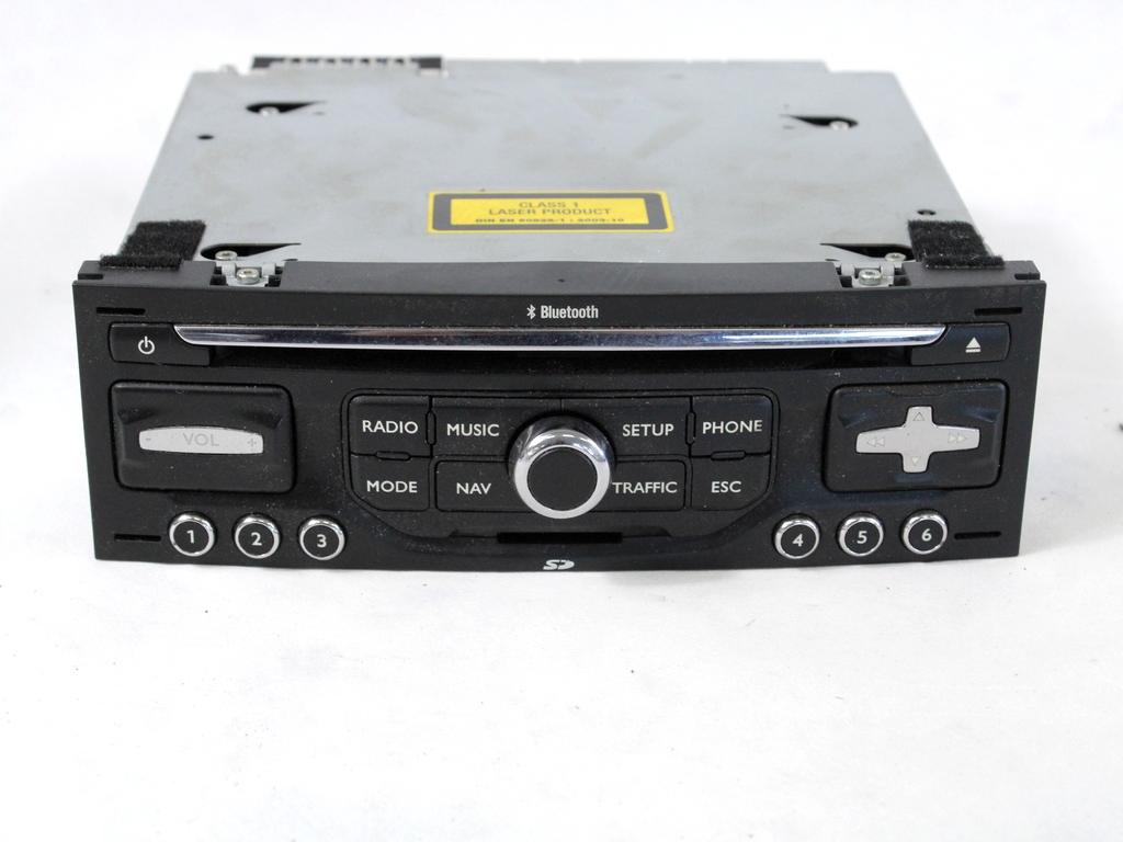 REZERVNI DELI, RADIJSKO-NAVIGACIJSKE NAPRAVE OEM N. 96661984XT ORIGINAL REZERVNI DEL PEUGEOT 5008 0U 0E MK1 (2009 - 2013) DIESEL LETNIK 2010