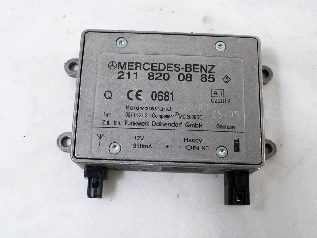 OJACEVALEC / ANTENA OEM N. 2118200885 ORIGINAL REZERVNI DEL MERCEDES CLASSE ML W164 (2005-2008)DIESEL LETNIK 2006