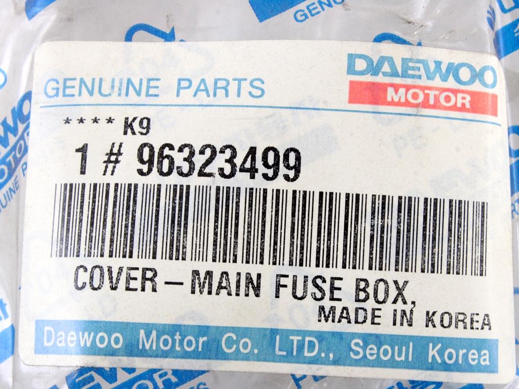 VAROVALKE/RELE' OEM N. 96323499 ORIGINAL REZERVNI DEL DAEWOO MATIZ KLYA (1998 - 2004) BENZINA LETNIK 2003