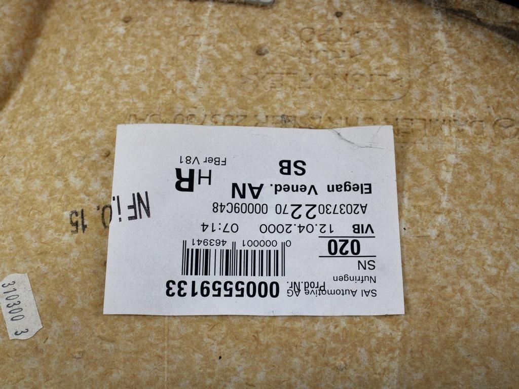 VRATNI PANEL OEM N. PNPDTMBCLASCW203BR4P ORIGINAL REZERVNI DEL MERCEDES CLASSE C W203 BER/SW (2000 - 2007) BENZINA LETNIK 2000
