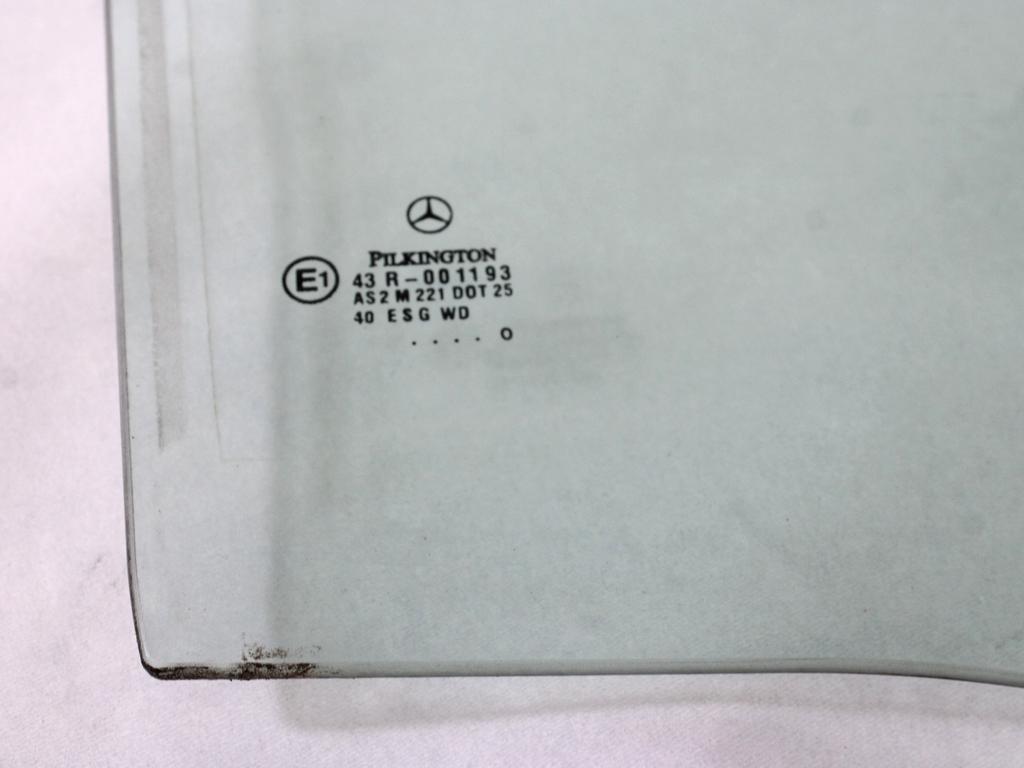 STEKLO ZADNJIH DESNIH VRAT OEM N. A2037350210 ORIGINAL REZERVNI DEL MERCEDES CLASSE C W203 BER/SW (2000 - 2007) BENZINA LETNIK 2000