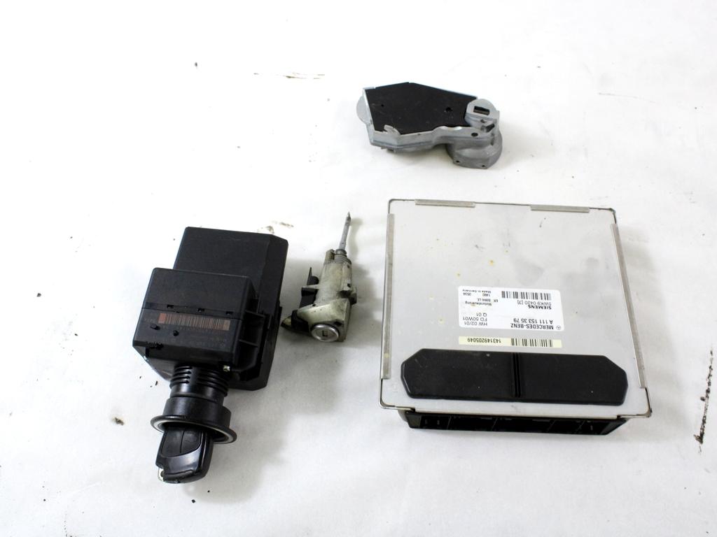 KOMPLET ODKLEPANJE IN VZIG  OEM N. 14815 KIT ACCENSIONE AVVIAMENTO ORIGINAL REZERVNI DEL MERCEDES CLASSE C W203 BER/SW (2000 - 2007) BENZINA LETNIK 2000