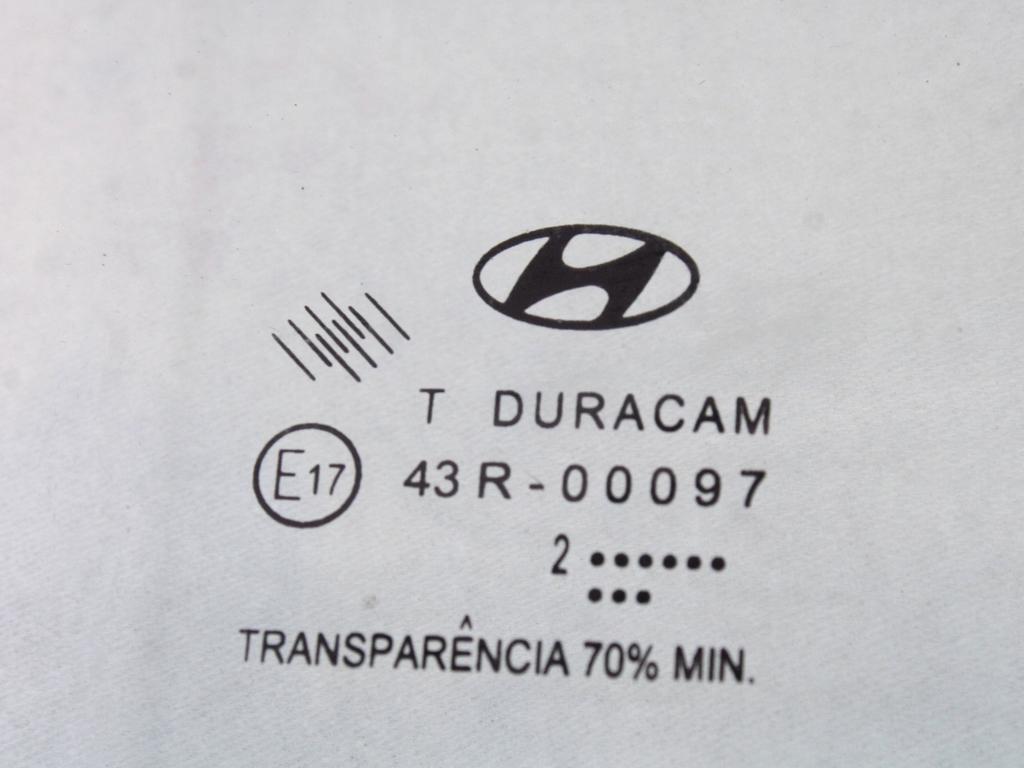 STEKLO ZADNJIH DESNIH VRAT OEM N. 834211J010 ORIGINAL REZERVNI DEL HYUNDAI I20 PB PBT MK1 R (2012 - 2014) BENZINA LETNIK 2013