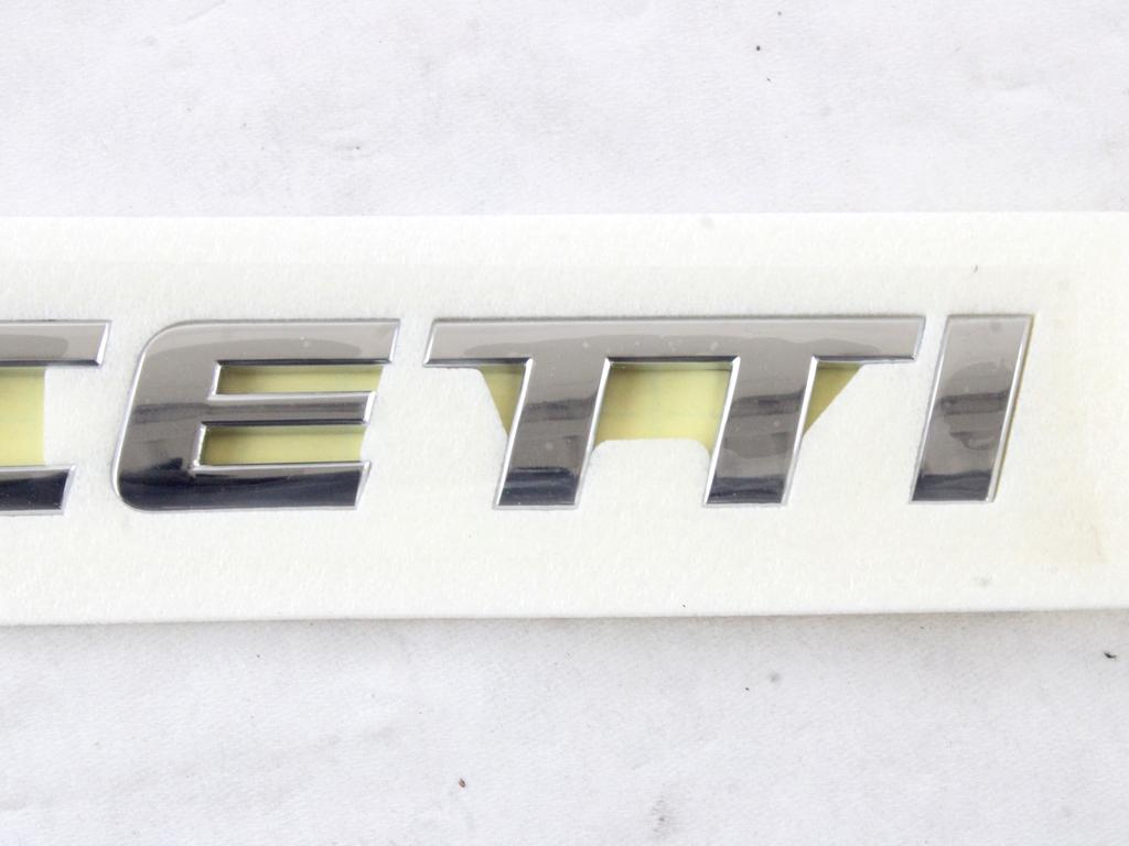 SPREDNJI IN ZADNJI EMBLEM OEM N. 96416140 ORIGINAL REZERVNI DEL CHEVROLET LACETTI (2002-2009)BENZINA LETNIK 2008