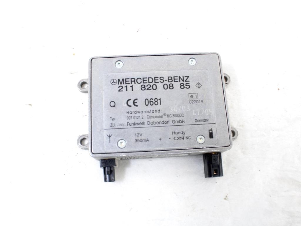 OJACEVALEC / ANTENA OEM N. 2118200885 ORIGINAL REZERVNI DEL MERCEDES CLASSE ML W164 (2005-2008)DIESEL LETNIK 2006