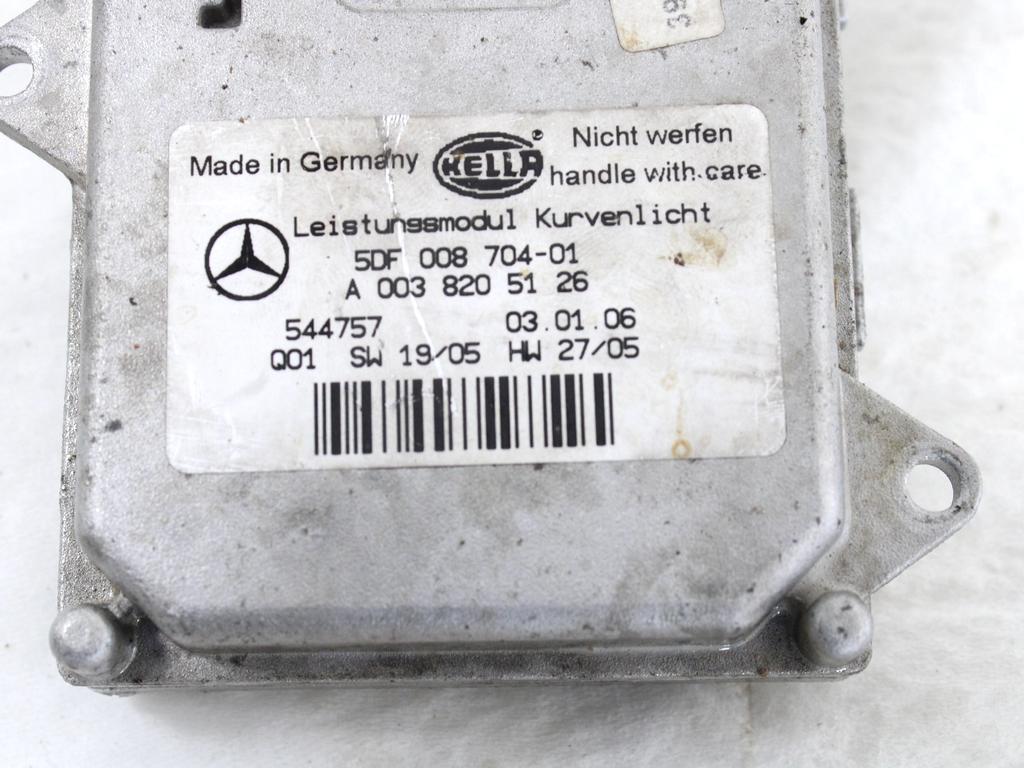 RACUNALNIK KSENONSKIH ZAROMETOV OEM N. A0038205126 ORIGINAL REZERVNI DEL MERCEDES CLASSE ML W164 (2005-2008)DIESEL LETNIK 2006
