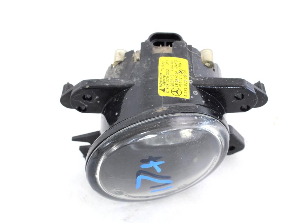 DESNA MEGLENKA OEM N. A2518200856 ORIGINAL REZERVNI DEL MERCEDES CLASSE ML W164 (2005-2008)DIESEL LETNIK 2006