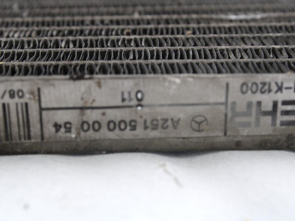 HLADILNIK KLIME OEM N. A2515000054 ORIGINAL REZERVNI DEL MERCEDES CLASSE ML W164 (2005-2008)DIESEL LETNIK 2006