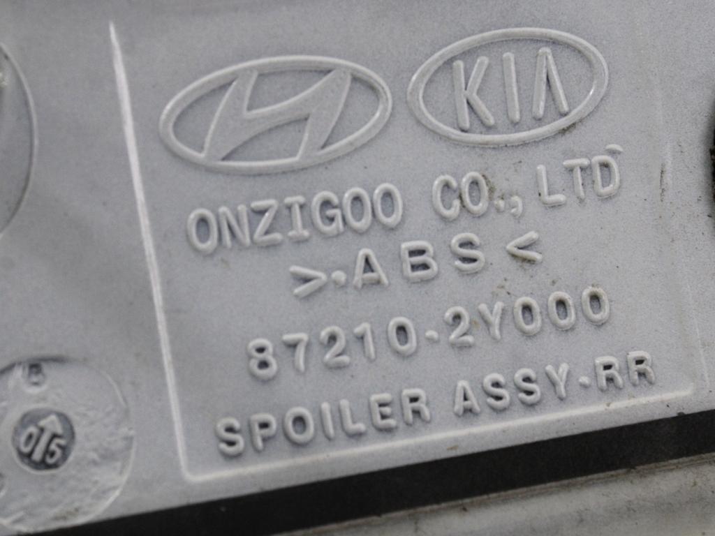 ZADNJI SPOJLER OEM N. 87210-2Y000 ORIGINAL REZERVNI DEL HYUNDAI IX35 LM EL ELH (2009 - 2015)DIESEL LETNIK 2013