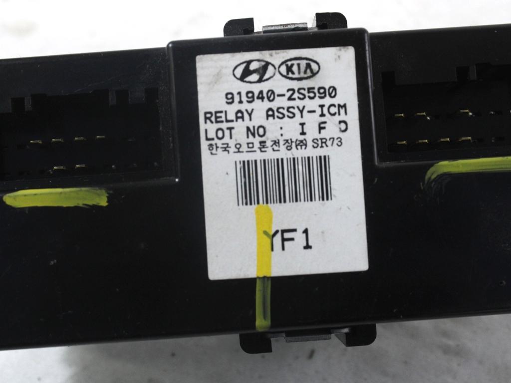 RELE' OEM N. 91940-2S590 ORIGINAL REZERVNI DEL HYUNDAI IX35 LM EL ELH (2009 - 2015)DIESEL LETNIK 2013