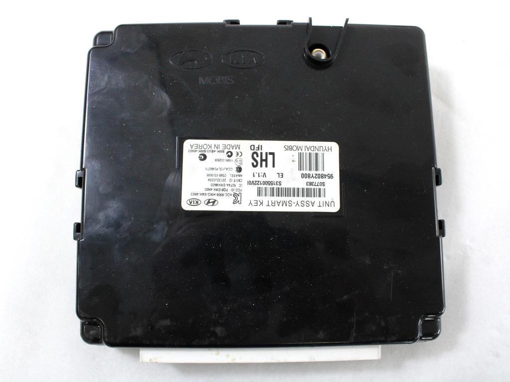 KOMPLET ODKLEPANJE IN VZIG  OEM N. 33134 KIT ACCENSIONE AVVIAMENTO ORIGINAL REZERVNI DEL HYUNDAI IX35 LM EL ELH (2009 - 2015)DIESEL LETNIK 2013