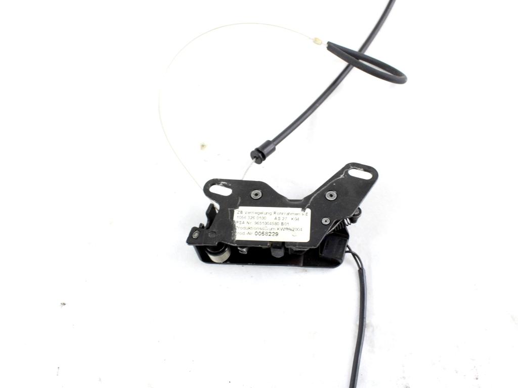 ZAKLEPANJE PRTLJA?NIH VRAT  OEM N. 9651004580 ORIGINAL REZERVNI DEL PEUGEOT 307 3A/B/C/E/H BER/SW/CABRIO (2001 - 2009) BENZINA LETNIK 2005