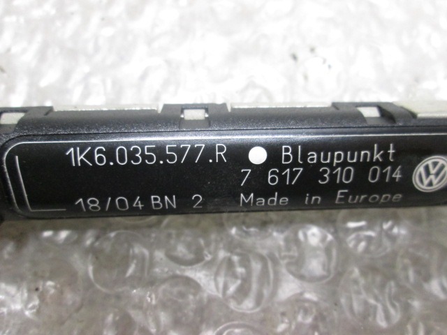 OJACEVALEC / ANTENA OEM N. 7617310014 ORIGINAL REZERVNI DEL VOLKSWAGEN GOLF V 1K1 1K5 MK5 BER/SW (02/2004-11/2008) DIESEL LETNIK 2004