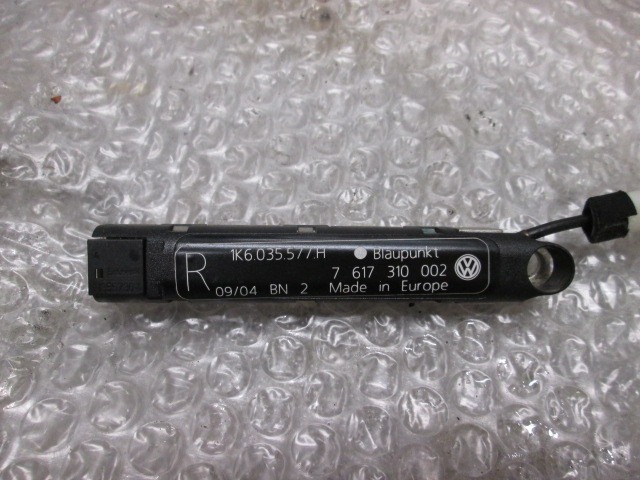 OJACEVALEC / ANTENA OEM N. 7617310002 ORIGINAL REZERVNI DEL VOLKSWAGEN GOLF V 1K1 1K5 MK5 BER/SW (02/2004-11/2008) DIESEL LETNIK 2004