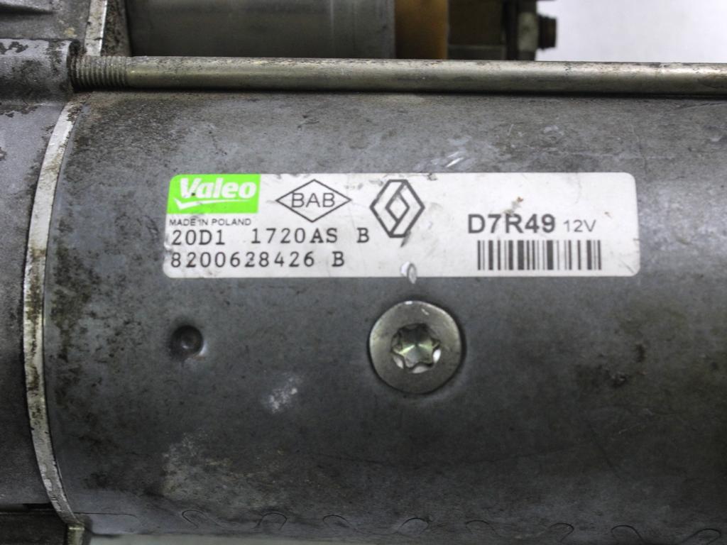 ZAGANJAC MOTORJA  OEM N. 8200628426 ORIGINAL REZERVNI DEL SUZUKI GRAND VITARA JT TE TD MK2 (2006 - 2015)DIESEL LETNIK 2013