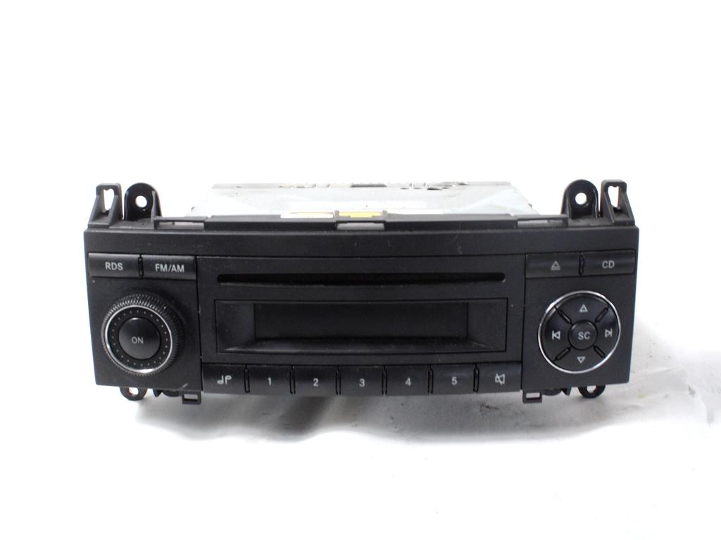 RADIO CD / OJACEVALNIK / IMETNIK HIFI OEM N. A1698200786 ORIGINAL REZERVNI DEL MERCEDES CLASSE A W169 5P C169 3P R (05/2008 - 2012) DIESEL LETNIK 2008