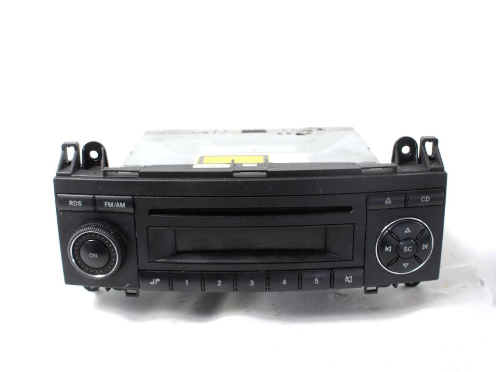 RADIO CD / OJACEVALNIK / IMETNIK HIFI OEM N. A1698200786 ORIGINAL REZERVNI DEL MERCEDES CLASSE A W169 5P C169 3P R (05/2008 - 2012) DIESEL LETNIK 2008