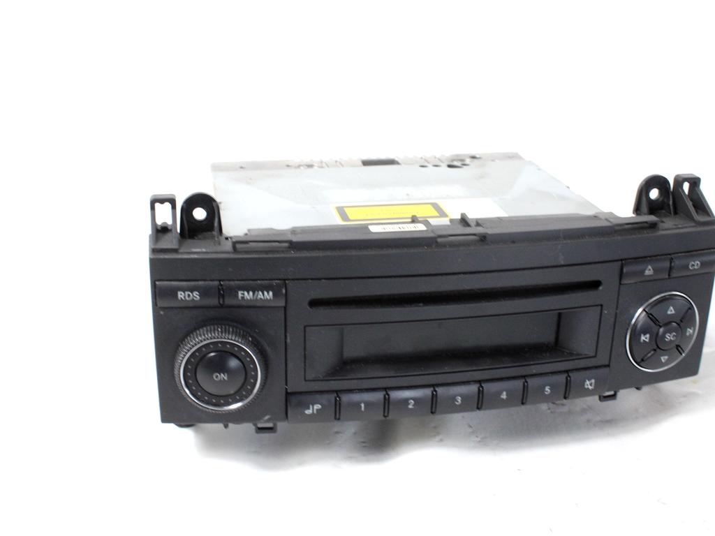 RADIO CD / OJACEVALNIK / IMETNIK HIFI OEM N. A1698200786 ORIGINAL REZERVNI DEL MERCEDES CLASSE A W169 5P C169 3P R (05/2008 - 2012) DIESEL LETNIK 2008