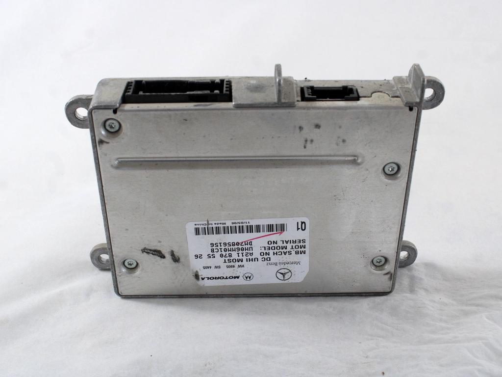 RACUNALNIK TELEFONA  OEM N. A2118705526 ORIGINAL REZERVNI DEL MERCEDES CLASSE R W251 (2005 - 2010)DIESEL LETNIK 2007