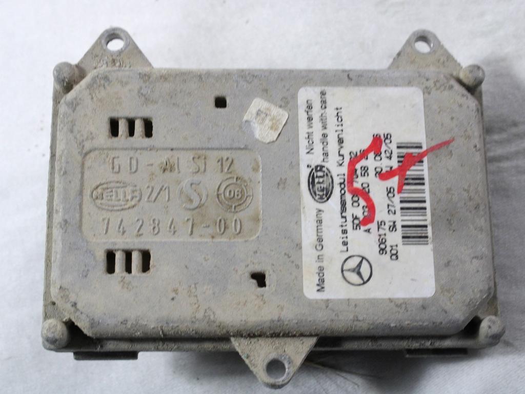 RACUNALNIK KSENONSKIH ZAROMETOV OEM N. A0038205826 ORIGINAL REZERVNI DEL MERCEDES CLASSE R W251 (2005 - 2010)DIESEL LETNIK 2007