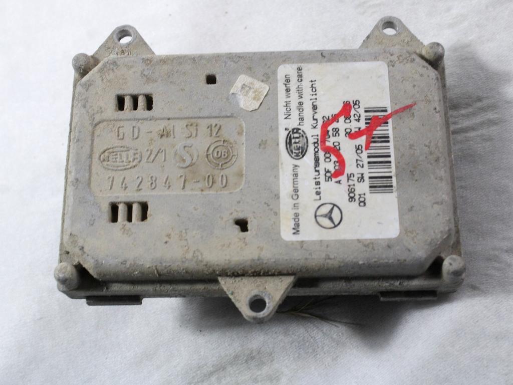 RACUNALNIK KSENONSKIH ZAROMETOV OEM N. A0038205826 ORIGINAL REZERVNI DEL MERCEDES CLASSE R W251 (2005 - 2010)DIESEL LETNIK 2007