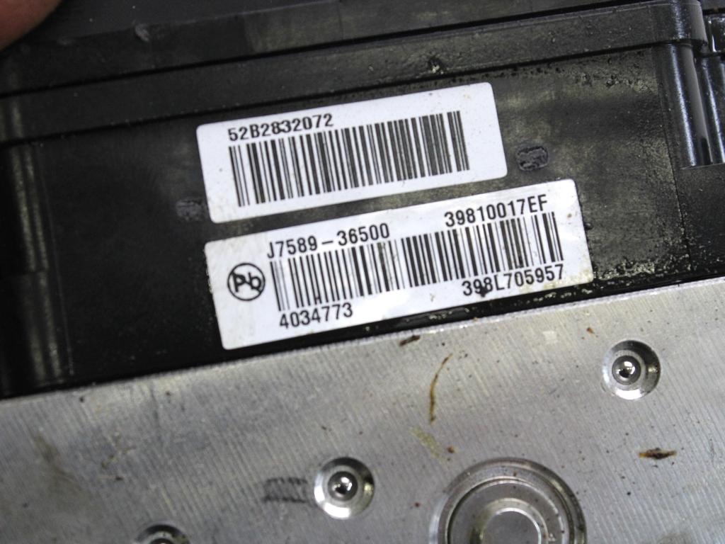 ABS AGREGAT S PUMPO OEM N. 58910-J7CA0 ORIGINAL REZERVNI DEL KIA CEED / SPORTWAGON K3 MK3 (DAL 2018)BENZINA LETNIK 2021