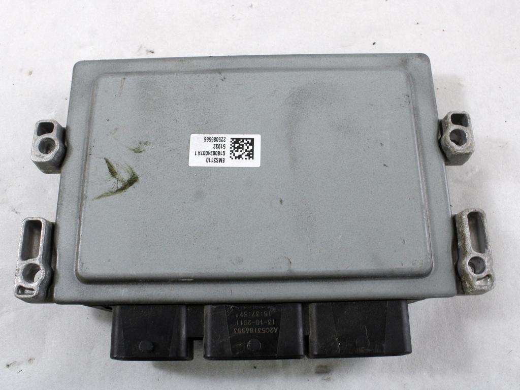 KOMPLET ODKLEPANJE IN VZIG  OEM N. 19045 KIT ACCENSIONE AVVIAMENTO ORIGINAL REZERVNI DEL RENAULT CLIO BR0//1 CR0/1 KR0/1 MK3 R (05/2009 - 2013) BENZINA LETNIK 2012