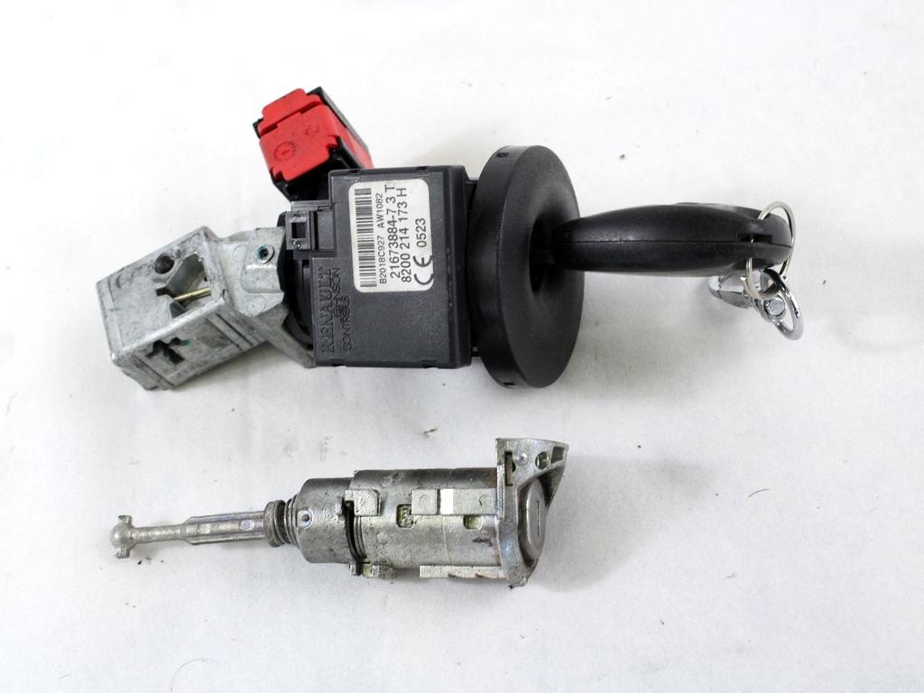 KOMPLET ODKLEPANJE IN VZIG  OEM N. 19045 KIT ACCENSIONE AVVIAMENTO ORIGINAL REZERVNI DEL RENAULT CLIO BR0//1 CR0/1 KR0/1 MK3 R (05/2009 - 2013) BENZINA LETNIK 2012