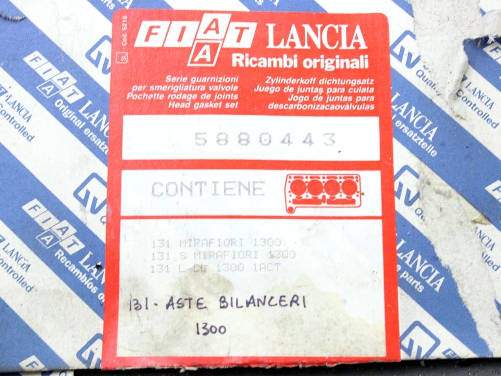 5880443 KIT GUARNIZIONI MOTORE SPESSO FIAT 131 MIRAFIORI 1.3 48 KW RICAMBIO NUOVO PARTI MANCANTI