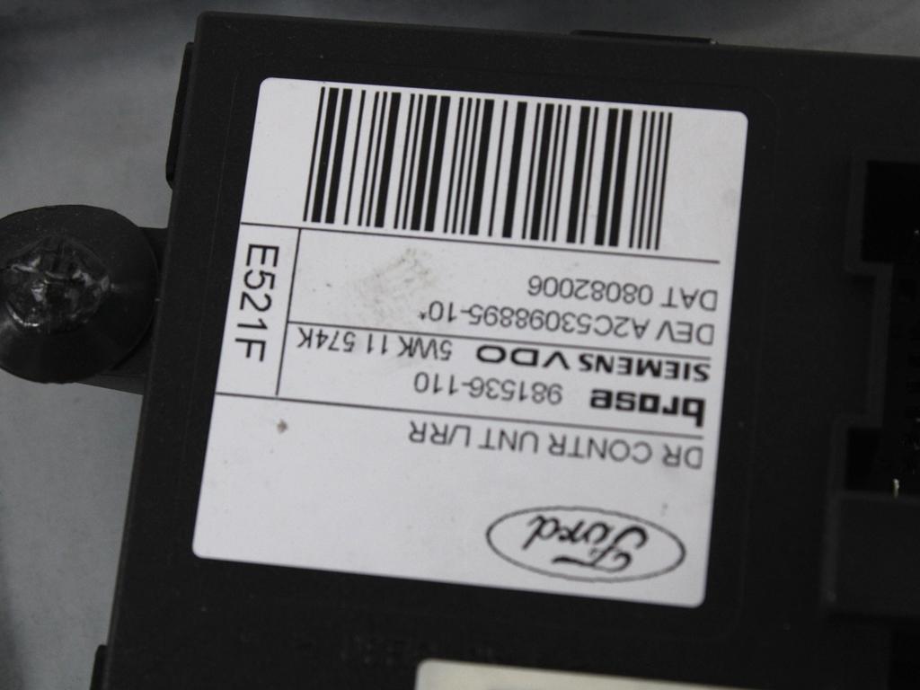 MEHANIZEM DVIGA ZADNJIH STEKEL  OEM N. 18519 SISTEMA ALZACRISTALLO PORTA POSTERIORE ELETT ORIGINAL REZERVNI DEL FORD FOCUS DA HCP DP MK2 BER/SW (2005 - 2008) DIESEL LETNIK 2006